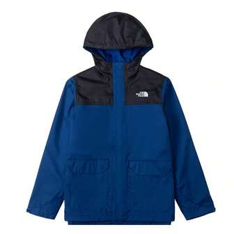 The North Face Jaqueta corta-vento com capuz M Lifestyle - Leve e ideal para homens, perfeita para caminhadas e viagens ao ar livre.