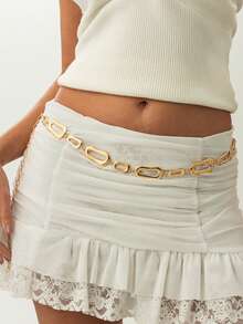 Women Waist Chain - Gold - View 7