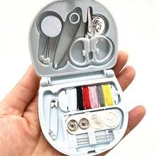 1set Cute Cartoon Mini Needle And Thread Box Creative Outdoor Dormitory Home Portable Needle And Thread Bag Sewing Tool Set - Multicolor - View 8