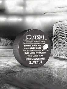 Custom Photo Rubber Hockey Puck - The Perfect Birthday And Holiday Gift, , Suitable For Training And Games, Custom Rubber Puck - Inspirational Rubber Puck