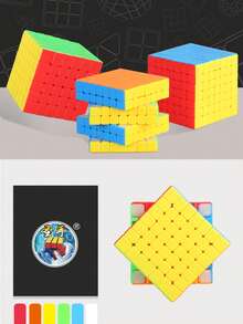 SENGSO Magic Cube 6x6 7x7 8x8 Speed Magic Cube TANK Series Stickerless Children Puzzle Toys Designated For Competition Cube Kid Toys