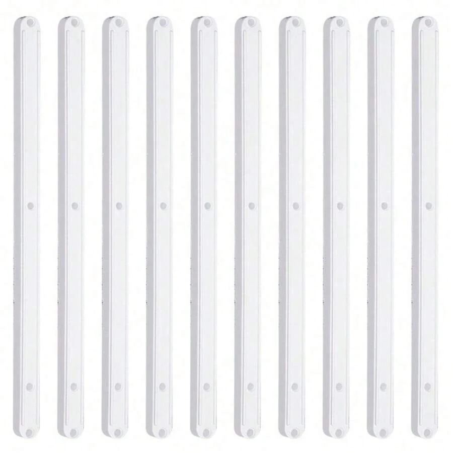 5Pairs(10pcs) Draw Rail Set Plastic Drawer Slides 298mm Draw Runners Replacement - White - View 1