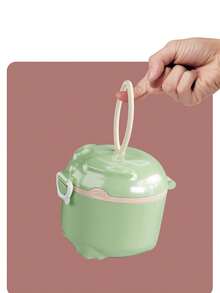 1pc Random Color Portable Milk Powder/Formula Container, Airtight Moisture-Proof Storage Canister For Food Supplements, Powder Packaging And Storage - Multicolor - View 7