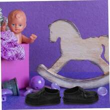 MOLUCKFU 20 Pares Shoes Flat Shoes Dolls Plastic Decorative Footwear Dollhouse and Dress Accessories - inicial - Ver 8