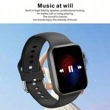 1 pieza Smartwatch para mujer de 1.44" con pantalla táctil y correa de silicona, con múltiples modos deportivos, control de cámara, notificaciones de aplicaciones sociales, adecuado para uso casual, deportivo, como regalo y talla grande