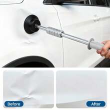 Automotive Dent Repair Tool, Pneumatic Aluminum Slide Hammer, Automotive Body Pneumatic Dent Puller Kit - Silvery - View 6