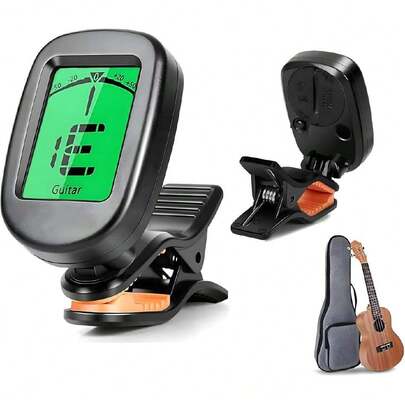 Afinador de Guitarra/Bajo, Sintonizador Eléctrico,Afinador Digital Arpegio con Clip para Guitarra Acustica, Electrica, Bajo, Violin y Ukelele.(Guitar/Electric Guitar/Bass Tuner),36756300