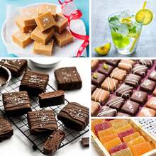 40-Cavity Square Silicone Chocolate Mold - Non-Stick Cube Mold, Suitable For Making Candies, Caramel, Ice Cubes, Ganache And Gummies