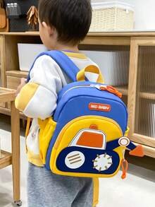 New Cute Cartoon Children's Backpack, Suitable As Children's Day Or Birthday Gift For Kids - Multicolor - View 9