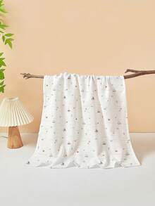 2pcs Soft Cotton Gauze Swaddle Blankets, Breathable Lightweight Suitable For Newborn & Infant Baby Boys Girls Cartoon Pattern - 彩色 - 查看 5