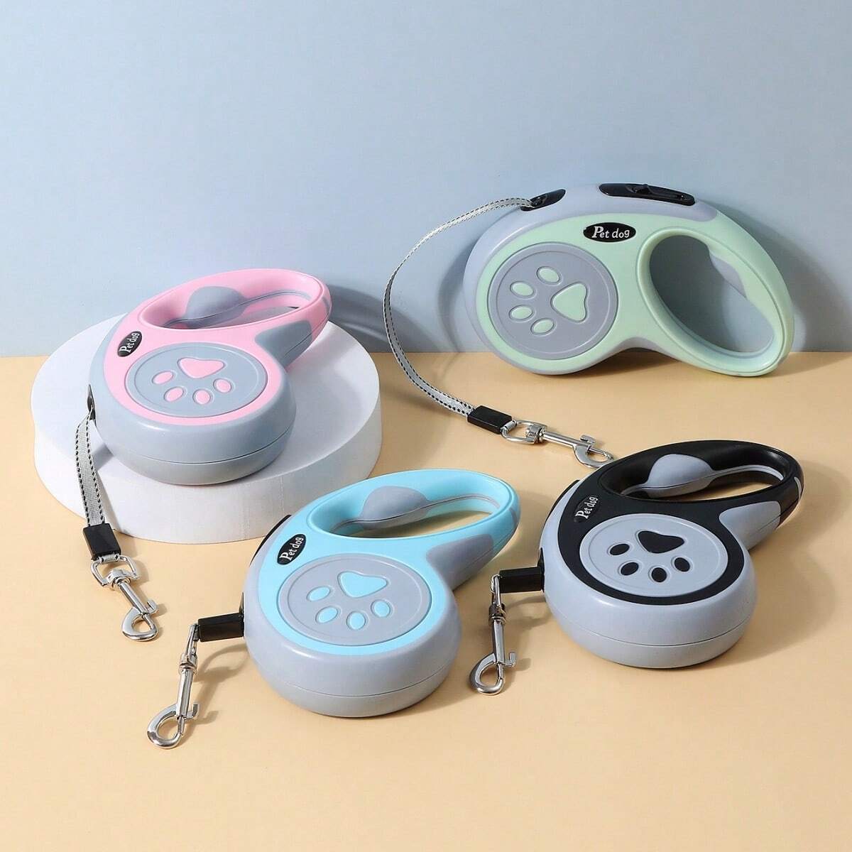 1 pièce Laisse pour animal de compagnie extra longue, laisse de dressage en polyester, 1,8 - 15,2 mètres, pour l'obéissance, le jeu, le camping et l'exercice dans la cour - convient à toutes les races de chiens - permet une plus grande liberté de mouvement pour les chiens