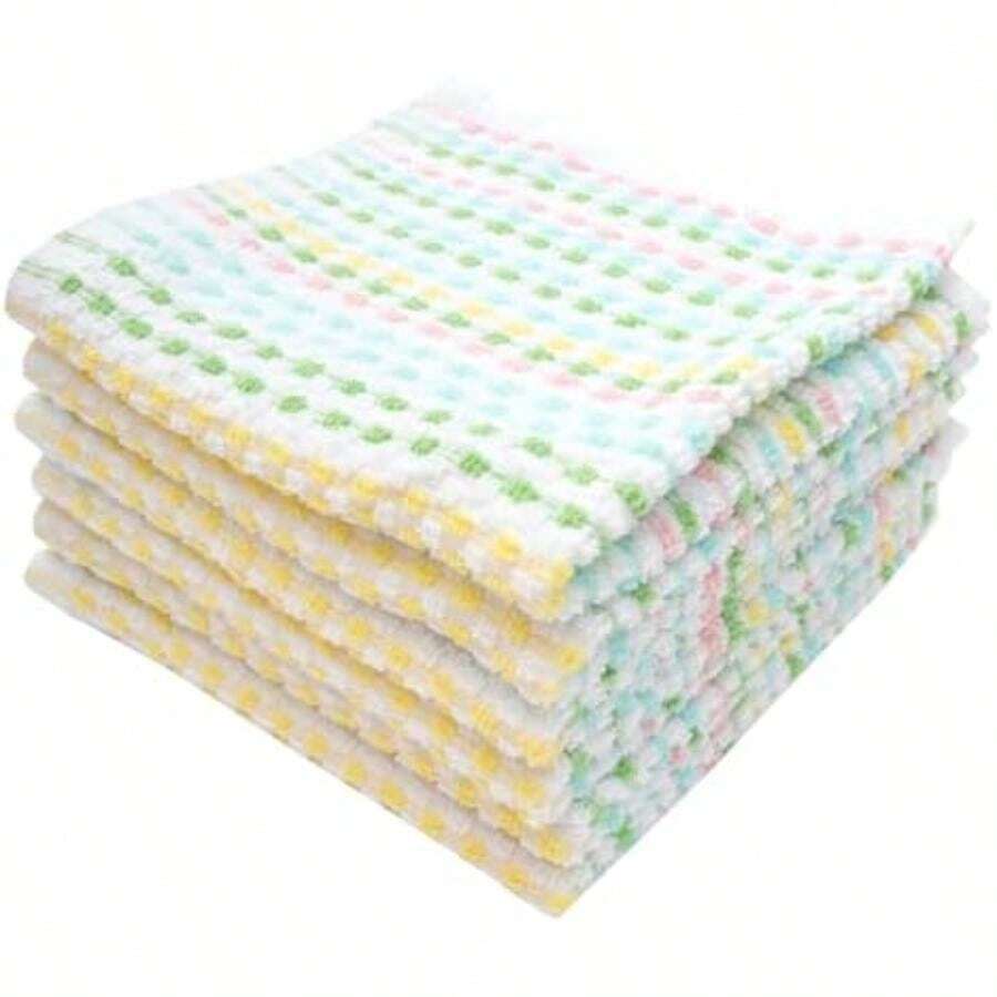 Ritz Pebble Bar - Juego de 6 Piezas para fregona de , Color de(Primavera Dish Cloth - 6 Piece Set) - Multicolor - Ver 1