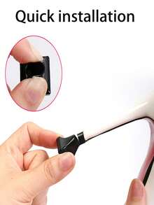 5 Sets High Heel Protectors, Wear-Resistant Quiet Heel Caps, Replacement Accessories For Thin Heels, Black Versatile - One Size Fits All - View 3