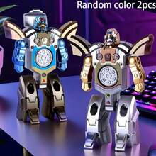 1pc Transformable Finger Spinner, Unisex Sensory Toy, Perfect Party Gift, Fun Transforming Chain Robot Spinner. , Classroom Reward, Creative Spinner, High Quality - Multicolor - View 4