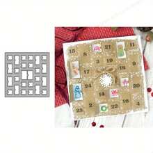 Silver Metal Landscape-Themed Cutting Die For Reveal Cards And Surprise Gift Boxes - DIY Craft Tool - Silver - View 1