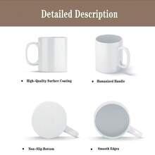 Funny Unicorn Quote Mug, 11oz Ceramic Coffee Mug, Adult Humor Gift - White - View 6