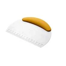 1 Pieza Cortador De Masa De Acero Inoxidable, Práctico Cortador De Masa De Pan Y Fondant Con Escala De Color Amarillo/rojo/verde Al Azar, Raspador De Horneado Anti-bacterial, Adecuado Para Hornear - Color al azar - Ver 8