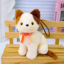 30厘米/11.81英寸可爱逼真猫咪毛绒玩具，栩栩如生的填充动物，柔软可爱的抱枕，灰黑色小猫抱枕，儿童生日礼物，宠物玩具，男孩女孩家居装饰，房间装饰，圣诞节和感恩节礼物 - 彩色 - 查看 11