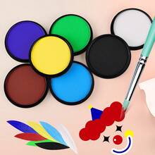 Xin Bowen Face Painting Palette, 30g/1.06oz Professional Water-Based Face Painting Makeup, Easy To Wash Off, Suitable For Halloween, Christmas Parties, Theater Arts, Back To School, Educational Supplies - 50G - View 11