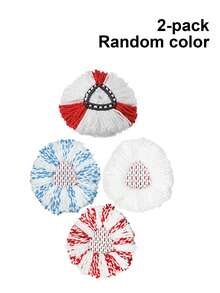 [Microfiber | Deep Cleaning] 1/2 Pieces Microfiber Mop Head Replacement | Home Times, Deep Cleaning, Machine Washable | Compatible With O-Cedar/Viledo EasyWring Spin Mop, Dual-Tank Series Mop Head Replacement, Easy To Replace, Compatible With Dual-Tank Systems