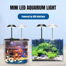 1个5W USB高亮度LED水族箱夹灯，白蓝光谱，适用于鱼缸，也适用于水生植物补充照明和植物生长照明，水族箱装饰照明 - 彩色 - 查看 20