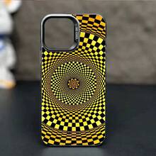 Hermosa Funda de Teléfono con Patrón 3D de Arte Colorido Electrochapado para iPhone 17 16 15 14 12 11 XS XR XPlus Pro Max - Diseño Creativo de Moda, Regalo Unisex para Amigos, Familia, Novio, Novia, Funda Protectora Antigolpes de Cobertura Completa, Accesorios Móviles! 27 - Negro - Ver 2