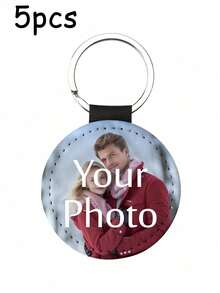 1pc Custom Engraved Photo Keychain, Personalised Photo Keychain, Custom Photo Keychain, Custom Keychain With Photo, Custom PU Keychain, Mother's Day Gift, Father's Day Gift, Anniversary Gift, Valentine Gift, Birthday Gift, Wedding Gift, Best Friend Gift, Gift For Mom/Dad, Gift For Girlfriend/Boyfriend Gifts Graduation, Multi-Functional, Ornamental,Office Decor,Elegant Living - Multicolor - View 18