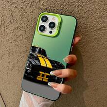 Funda de Teléfono Deportiva de Pasión Artística Estilosa y Genial para Apple  13 12 11 XS Pro Max Plus Blanca Verde TPU Anti-Rasguño Colorida Plateada URUM - Colores mixtos - Ver 11