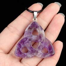 1pc 1 Inch Natural Stone Celtic Knot Undrilled Healing Carved Polished Pendant Necklace Charm - natural stone pendant - View 13