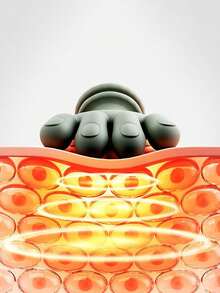 五指按摩器，电动颈肩按摩器，带深层组织按摩功能，无线便携式USB充电，2000mAh电池 - 綠色 - 查看 3