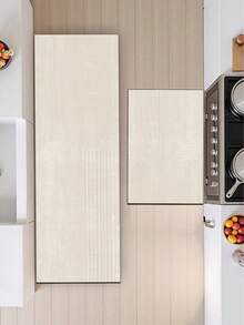 [HOT!!!]1pc Soft Rubber Kitchen Mat, 3.5mm Thick Kitchen Rug, Modern Minimalist Geometric Style Kitchen Absorbent Mat Large Carpet, Can Be Self-Cut To Fit Kitchen Size, Surface Fabric Material, Middle Sponge Layer, Bottom Rubber Layer, Suitable For Kitchen Rugs, Kitchen Decor, Wedding Decor, Home Decor, Bathroom Mat, Entryway Mat, Laundry Room Mat, Hallway Carpet, Living Room Mat, Etc. - Multicolor - View 3