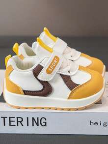 2026 Spring/Autumn New Soft Bottom Non-Slip Toddler Shoes, Lightweight Functional Sneakers For Babies & Kids - Yellow - View 2