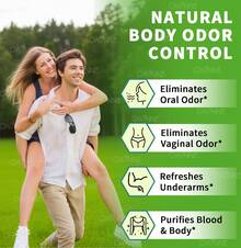 Gwynne Boody Magic Tabletas De Clorofila Natural Para El Olor Corporal Femenino Contiene 450 Mg De Clorofila Y Chlorella, Suplemento Desodorante Corporal Para Hombres Y Mujeres,60 Cápsulas - 60 unidades - Ver 6