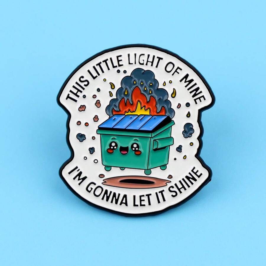 Cute Enamel Pin Lapel Pins Badges On Backpack Women's Brooch Clothes Gift Jewelry Fashion Accessories - Multicolor - View 1