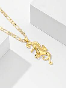 1件复古铜美人鱼吊坠项链，限量版，适合作为圣诞节、感恩节、万圣节、母亲节、情人节、送给朋友、圣餐仪式、日常佩戴、祈祷的礼物。 - 金黃色 - 查看 2