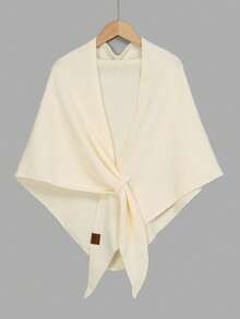 Autumn/Winter New Lazy Street Style Women's Neck Scarf Triangle Shawl, Thick Warm Shoulder Wrap, Suitable For Pairing With Dresses - Multicolor - View 5