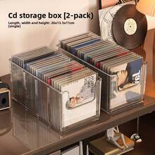 CD/Vinyl/Tape Display Rack, Desktop Disc Storage Organizer For Album Collection - Multicolor - View 13