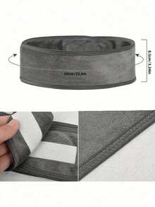 Bandeau ajustable de couleur unie antidérapant, convenant pour le SPA, les soins du visage, le maquillage, le yoga, le bain, les accessoires de maquillage pour femmes. Bandeau torsadé à couronne élevée en éponge avec bracelet-serviette, bandeau en velours nuageux, bouton décoratif pour le visage et les cheveux des femmes pour la salle de bain à la maison, décoration d'automne, bandeau de rentrée scolaire - Multicolore - Voir 3