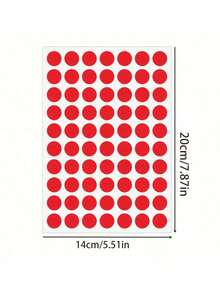 Dot Sticker Labels, Round Polka Dot Circles Large Set, 10 Colors Each, Totaling 700 Marking Stickers, 10 Vibrant Colors, Marking Stickers, Self-Adhesive Circular Labels, Suitable For Crafts And Organization, Perfect For Parties And Events.