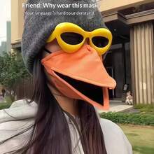 Creative Bird Beak Mask, Funny Animal Mouth Shaped 3D Movable Beak Mask, Cosplay Use, Gift For Friends And Colleagues - Multicolor - View 2