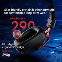 Acer Auriculares inalámbricos para juegos de cuatro modos supraaurales OHR614: conmutación de modo dual Bluetooth/con cable, sonido envolvente 7.1 con posicionamiento preciso, dedicados para juegos, compatibles con PC y múltiples dispositivos. - Negro y rojo - Ver 5