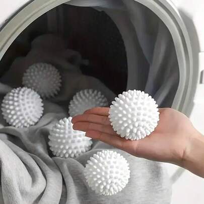 1pc/2pcs/4pcs Colorful Anti-Pilling Laundry Balls, Dryer Balls, Cleaning Tool, Suitable For Bathroom, Yard, Clothing, Bedding And Pet Items - No Battery Required, Great Gift For Father's Day, Mother's Day, Christmas, Thanksgiving, Halloween, Valentine's Day