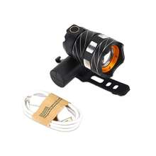 Luz Delantera para Bicicleta Recargable por USB, Impermeable, Luz de  para Manubrio y Ciclismo - Multicolor - Ver 7