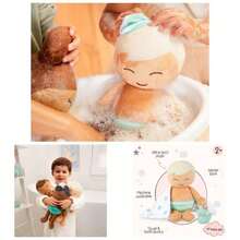 u2013 14 - Inch Washable Bath u2013 Soft Plush Body Real u2013 Blond Hair Tub Accessories u2013 Bath Toys u2013 Ages 2 Years Old u2013 Plush Bath - - Cabello Rubio - Niño - Ver 1