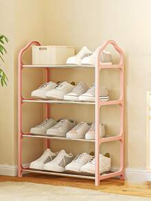 四层鞋架收纳架 - 独立式鞋柜，适用于衣橱、前门入口和玄关 - 安装简便，节省空间，是送给女性的秘密圣诞礼物、情人节礼物、圣诞袜填充物、个性化礼物和情人节礼物的理想之选。 - 彩色 - 查看 11