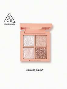3ce 4-Color Eyeshadow Palette, Matte & Shimmer Finishes, Everyday Makeup - Diamond Glint - Half Sugar Powder Diamond Palette - View 6