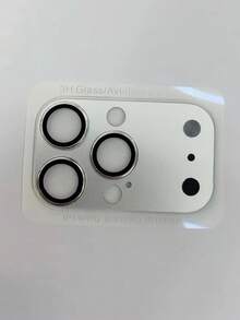 For IPhone 14/15/16 Pro/Pro Max, Quickly Convert To 17 Pro/17 Pro Max Lens, Easy Installation, Convenient Phone Screen Protector Conversion, Easy Protective Film Installation, 16 Pro To 17 Pro Lens Film Instant Conversion, Suitable For IPhone 15 Pro/14 Pro Max To 17 Pro Max Lens Film - Silver - View 7