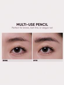 JUDYDOLL PRECISION SCULPTING EYEBROW PEN, Smooth, Natural, Long-Lasting, Waterproof - 01  Grey - View 5