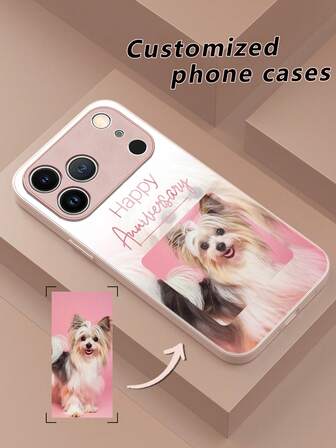 غطاء هاتف مخصص للذكرى السنوية، مصنوع من زجاج مقسى للظهر + حافة ناعمة من TPU، متوافق مع S24 Ultra/S25 Ultra و Apple 17 Pro Max/16 Pro Max/15 Pro/14 Plus/13 Pro/12 Pro Max/11/Xs Max/8/7/6 Plus، مناسب كهدية عيد ميلاد للصديقة أو الصديق أو للاستخدام الشخصي