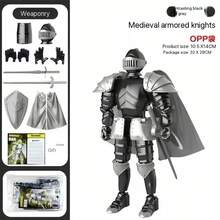 T13 Posable Action Figure Unassembled, Multi-Color Titan 13 Posable Action Figure Set With Laser Sword, 3D Printed T13 Lucky Robot Model Nova 13 Posable Action Figure, T13 Posable Action Figure (DIY Small Gift) - Multicolor - View 11
